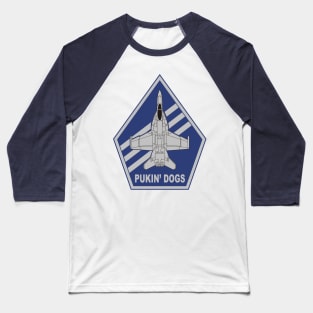 VFA-143 Pukin Dogs - F/A-18 Baseball T-Shirt